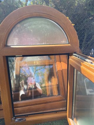 ventana pvc para baño oscilobatientes