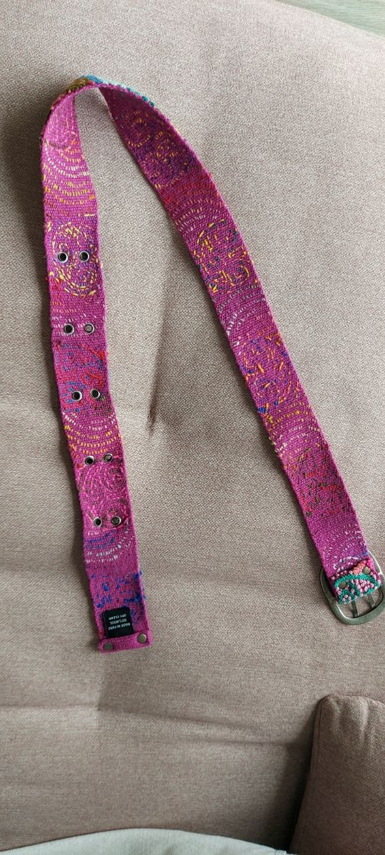 Cinturón artesanal de lana