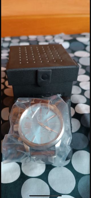 Reloj hombre Diesel Escofina cuero marrón