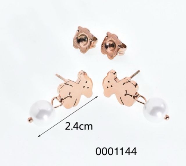 Pendientes de acero inoxidable