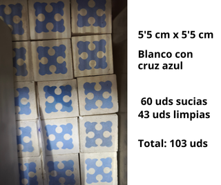 Piezas originales de mosaico de Nolla