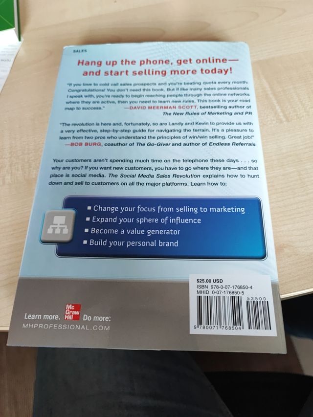 The Social Media Sales Revolution: The New Rules for Finding Customers, Building Relationships, and Closing More Sales Through Online Networking