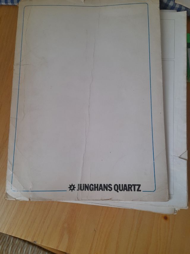 Guida tecnica Junghans quartz