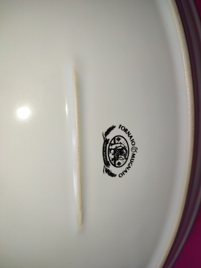 Piatto ovale da portata vintage