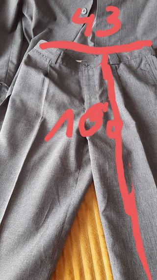 Traje gris