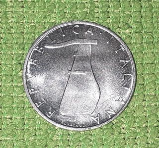 Moneta da lire 5 del 1977