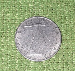 Moneta da lire 5 del 1955