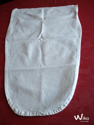 Pannolone vintage in cotone biancopanna