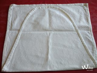 Pannolone vintage in cotone biancopanna