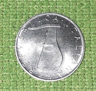 Moneta da lire 5 del 1974