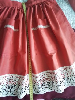 Traje baturra aldeana,  DELANTAL, niña