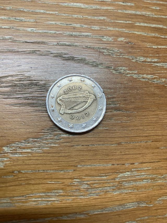 Moneda eire 2002 rara 2 euros