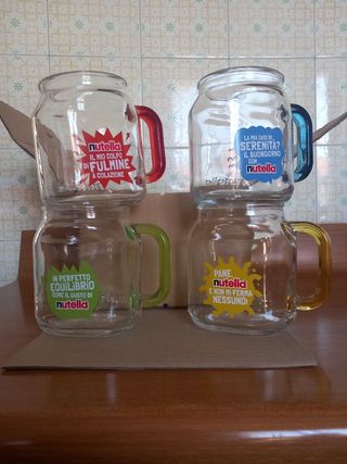  Set n.4 tazze mug NUTELLA