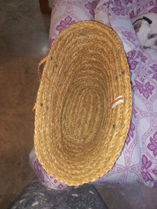 Cesta de mimbre nueva