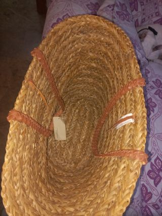 Cesta de mimbre nueva