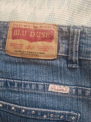 Jeans vintage donna blu deise 