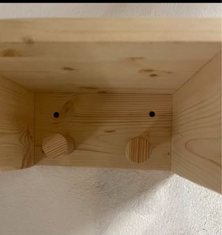 Soporte de bicicleta en madera para la pared ￼