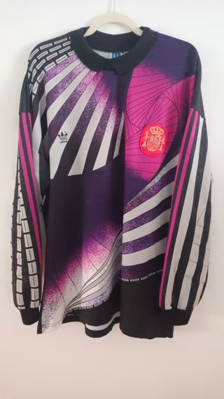 Camiseta Adidas, España. Zubizarreta 1992