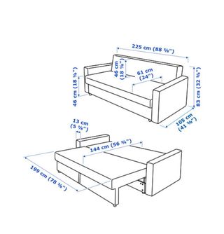 Sofá cama IKEA FRIHETEN