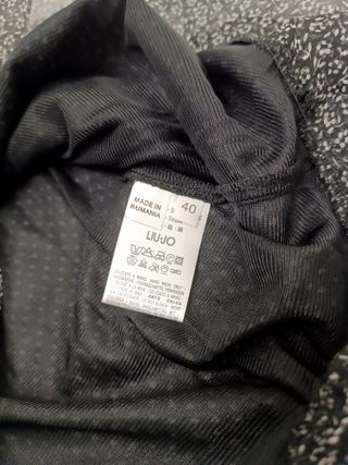 Abito estivo nero a pois Liu Jo 100% seta S