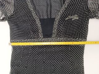 Abito estivo nero a pois Liu Jo 100% seta S