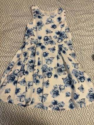 Vestido de fiesta estampado de flores niña