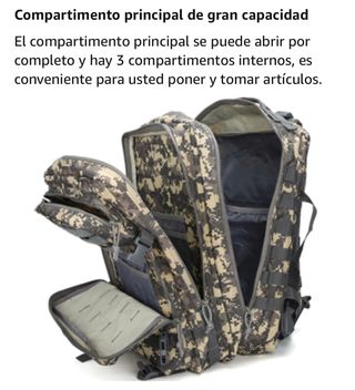 Mochila Táctica Militar Camuflaje Molle Assault Pa