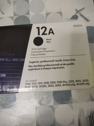 HP Q2612A cartucho de tóner impresora - 12A