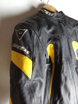 Chaqueta moto Dainese de cuero