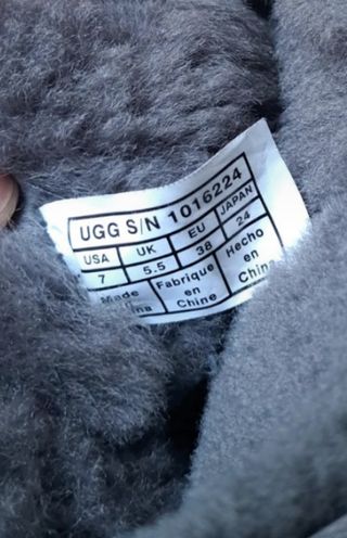 Botas Ugg grises 38