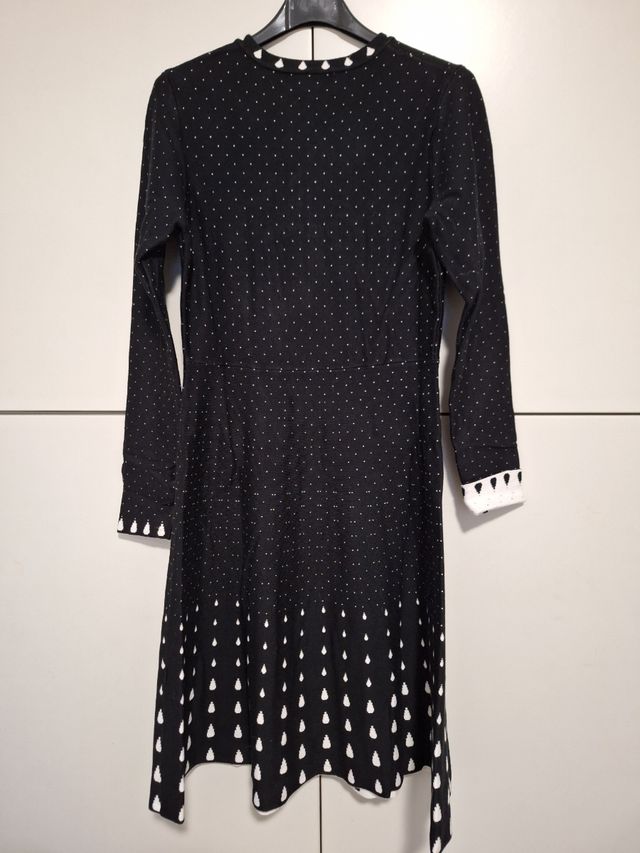 Abito in Jersey svasato nero