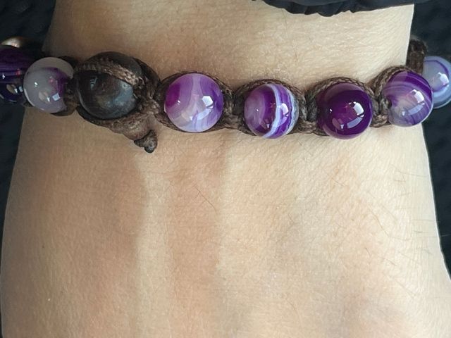 Bracciale tamashii agata viola