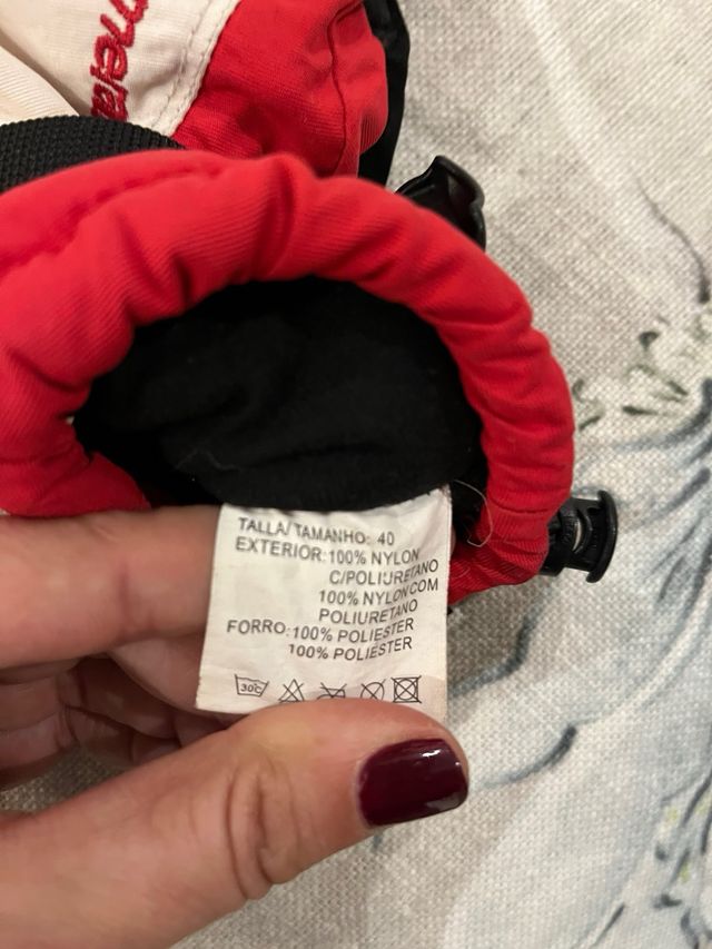 Guantes nieve unisex talla 40 Boomerang