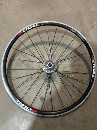 Rueda OVAL con cassette 10v