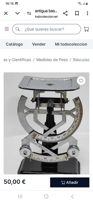 Báscula antigua PETRUS