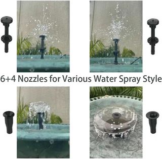 Pompa ad acqua solare 17 ugelli e batteria 3000 mA