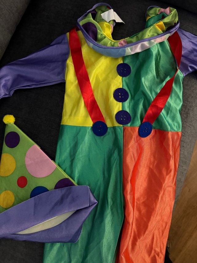 Disfraz payaso bebé 8-12 meses