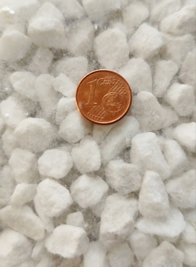 Grava decorativa blanca (5kg)