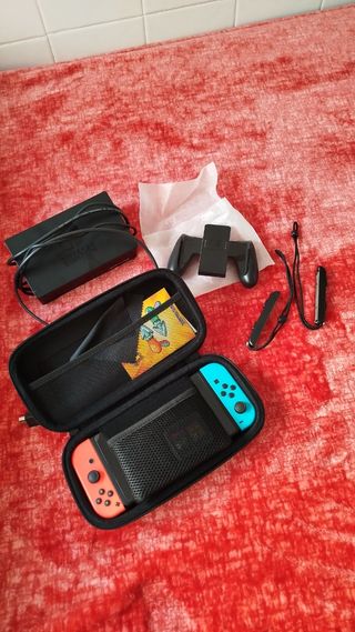 Nintendo switch como nueva y MarioDELUXE