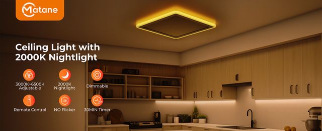 Plafoniera LED Dimmerabile 24W con Telecomando