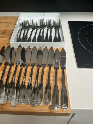 Cubiertos pescado