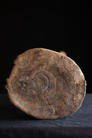 Antigua escultura doble jinete Dogón. Arte tribal.