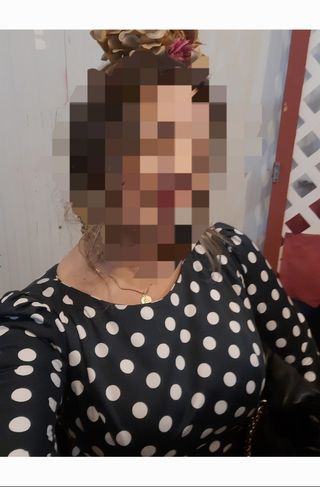 Flamenca mujer negro y blanco 