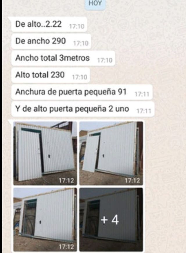 PUERTA COCHERA ABATIBLE