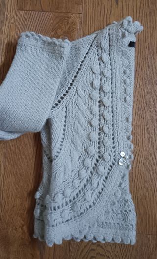 Chaqueta de Mohair con botones joya