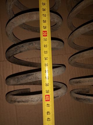 Muelles traseros seat 124