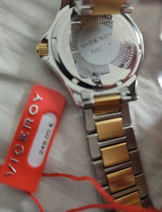 Reloj Viceroy Acero Oro Zafiro Nuevo 