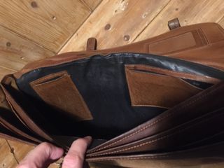 maletín cuero vintage