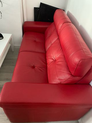 Sofa rojo