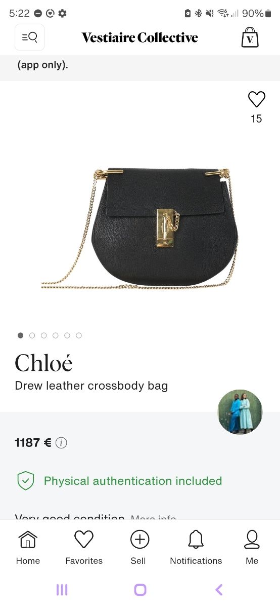Bolso chloe black